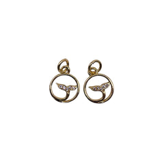 12x10mm Whale Tail Charm