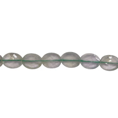 10x8mm Flat Oval Prehnite