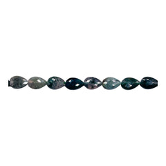 6x4mm Teardrop Cut Indian Moss Agate