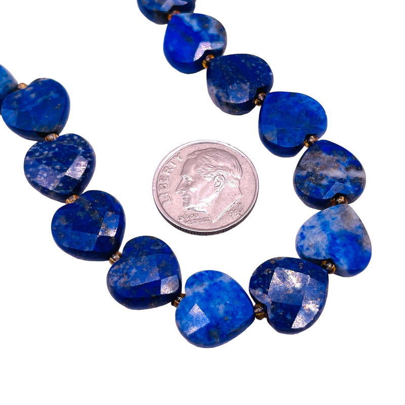 12mm Heart Cut Lapis Lazuli