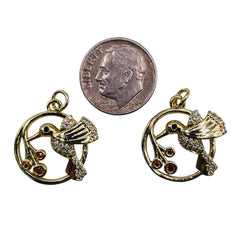 19mm Hummingbird Charm