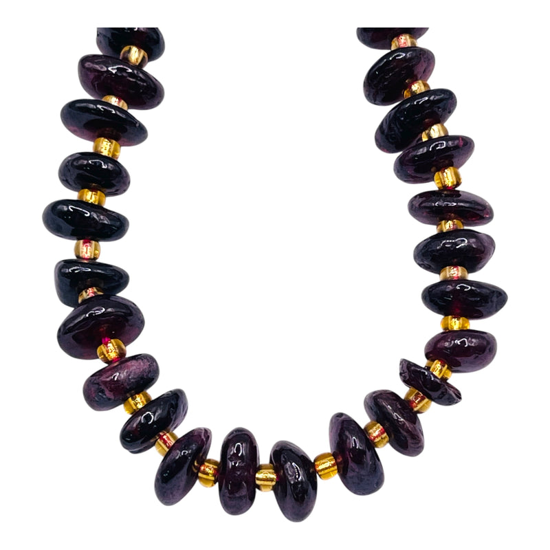 8 to 10mm Garnet Center Drilled