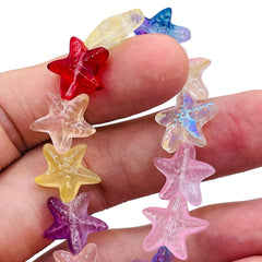 15mm Starfish Lampwork Glass