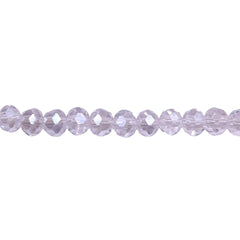 6mm Thunder Polish Glass Crystal Roundel Cut Crystal AB
