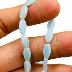10x6mm Oval Glass Crystal Seaform