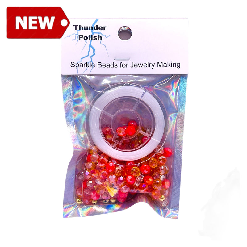 Thunder Polish Glass Crystal Pumpkin Bead Kits