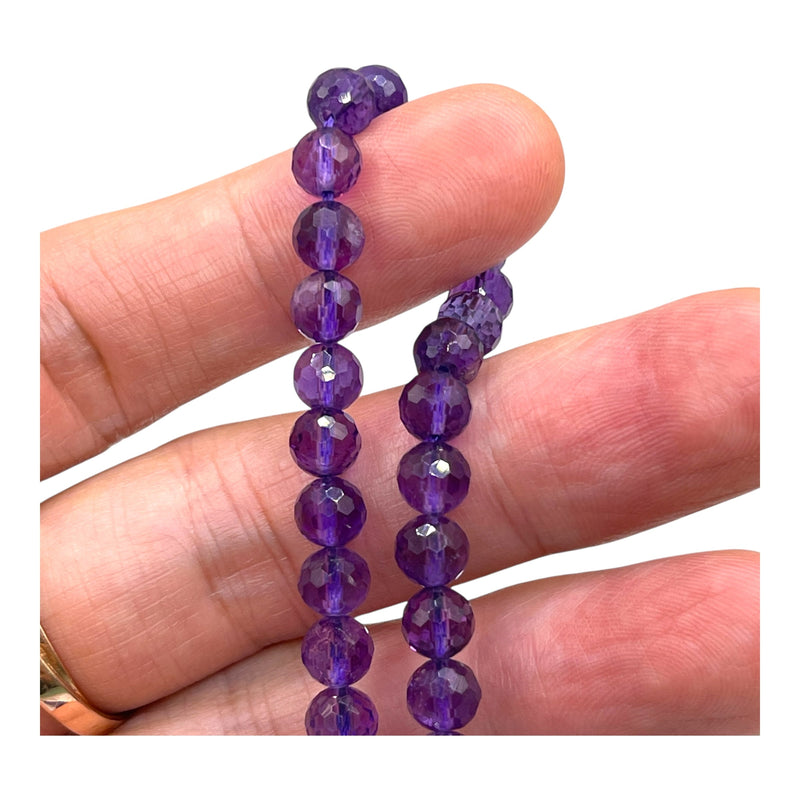 6mm Round Cut Amethyst A Grade