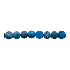 6mm Druzy Round Turquoise