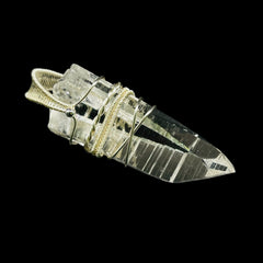 Supreme Lemurian Pendant Master Wrapped Wired Technique Large