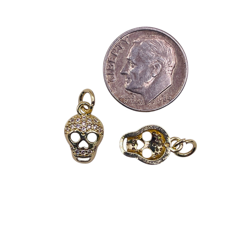 13x8mm Skull Charm