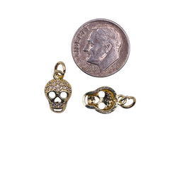 13x8mm Skull Charm