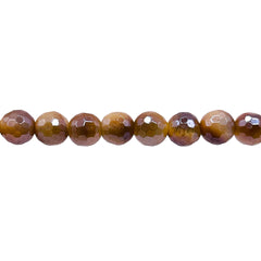 6mm Round Cut Tiger Eye Shine