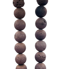 8mm Druzy Round Copper