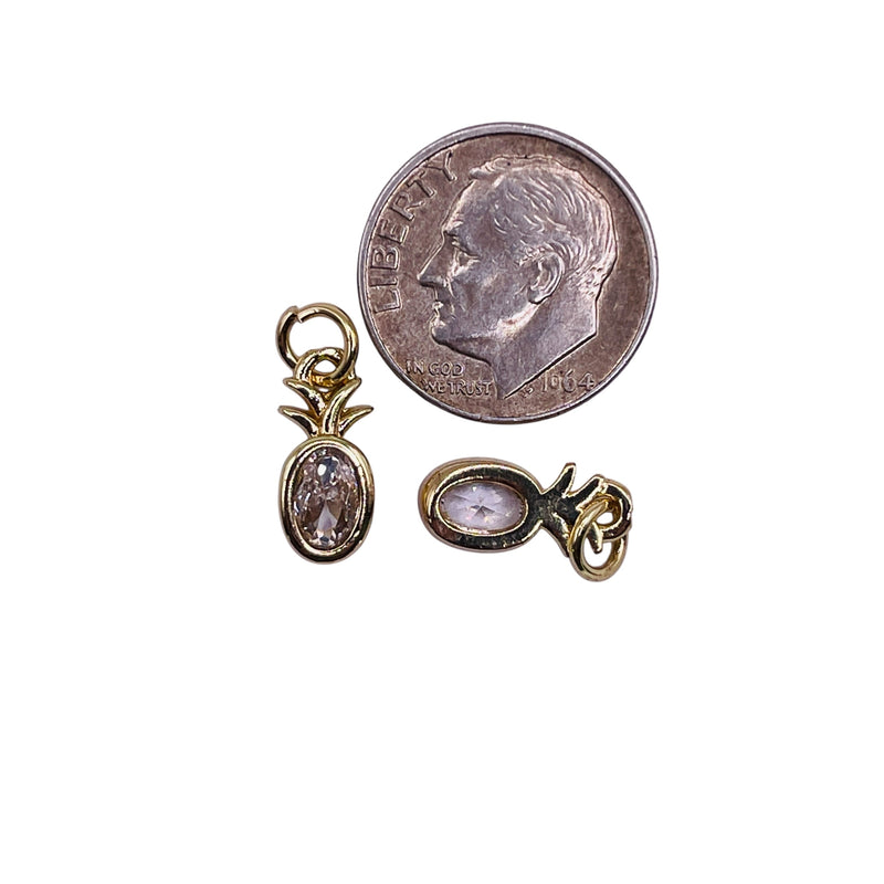 12x6mm Pineapple Charm