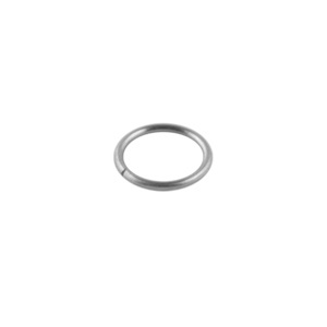 8mm Jump Rings Silver Plated
