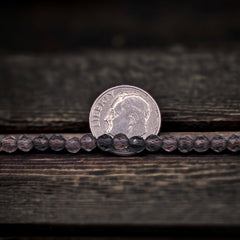 4mm Round Cut Smoky Quartz