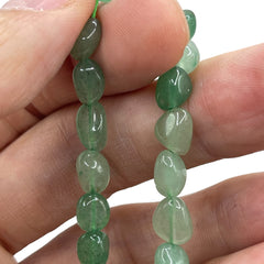 5 to 11mm Nugget Green Aventurine