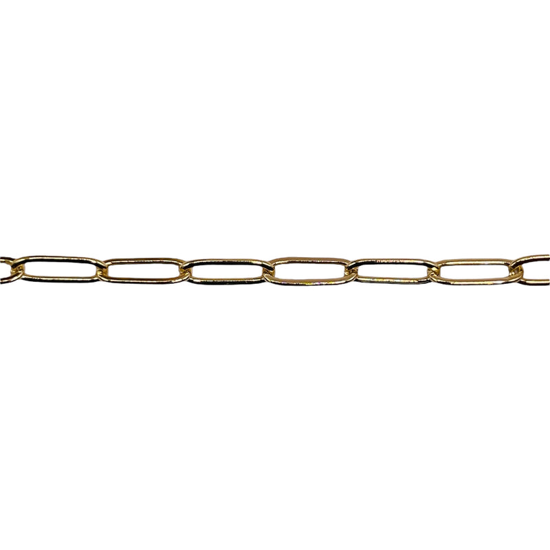 Losolo Chain 9x3mm 18K Gold Plated