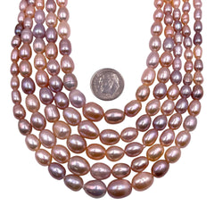 Fresh Water Pearl Oval Graduated strand