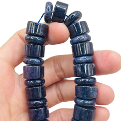 16x10mm Cylinder Blue  Stone