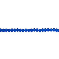 3mm Thunder Polish Glass Crystal Roundel Cut Sapphire