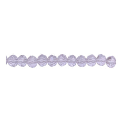 6mm Thunder Polish Glass Crystal Roundel Cut Crystal