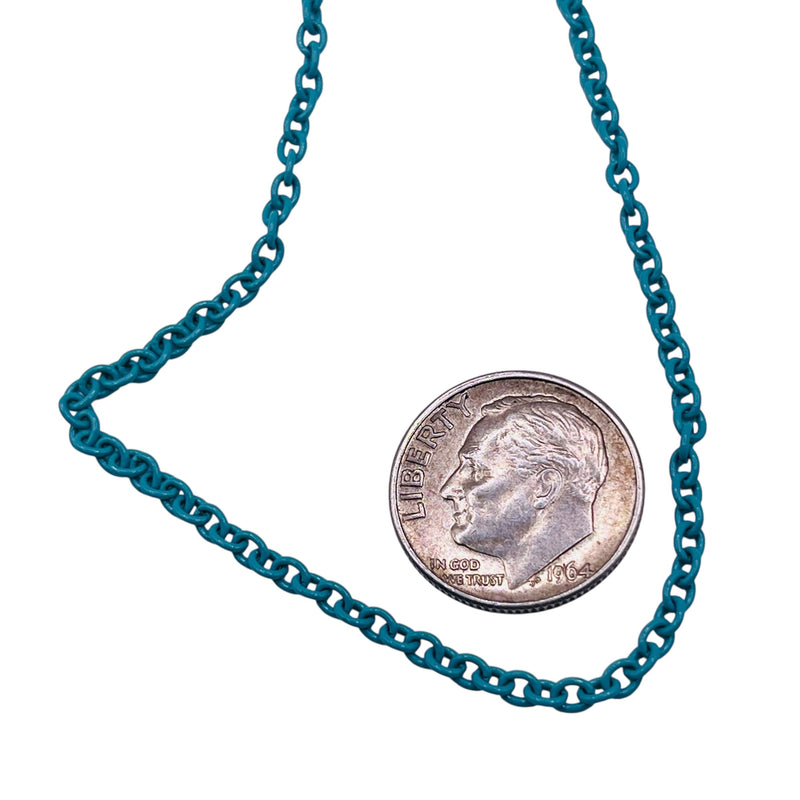 Losolo 2.6mm Stainless Steel Chain Teal
