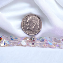 10mm Butterfly Glass Crystal Super AB