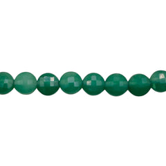 6mm Coin Cut Green Aventurine