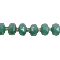 10x6mm Cylinder Cut Green Jade