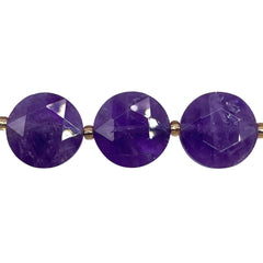 16mm Coin Cut Amethyst