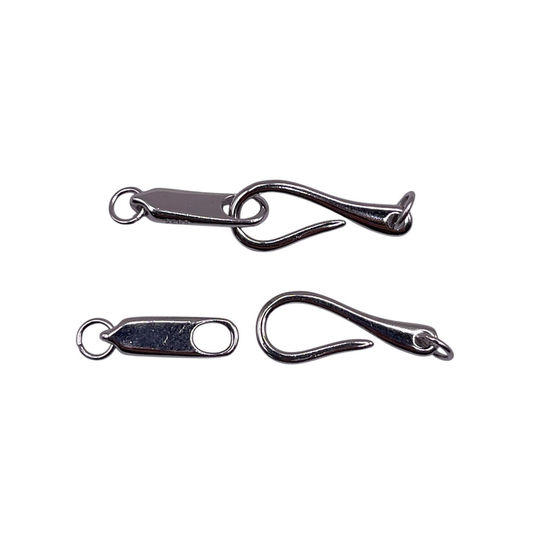 16mm S-Hook Clasp 925 Silver
