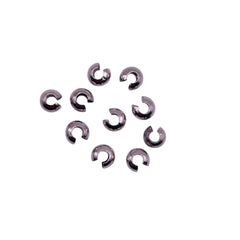 4mm Crimp Bead/Knot Cover 925 Silver