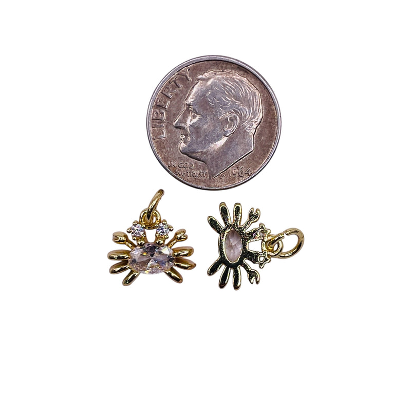 11x10mm Crab Charm