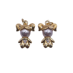 18x13mm Girl Charm