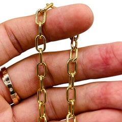 Losolo Chain 10x6mm 18K Gold Plated