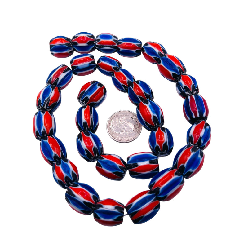 14x10mm Trade Bead Handmade Lampwork