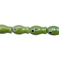 18x10mm Fish Ceramic Handmade