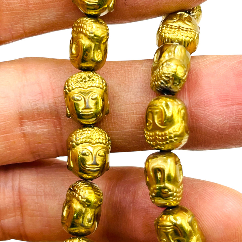 Beadorea Live: BL37 10mm Buddha Hematite Gold