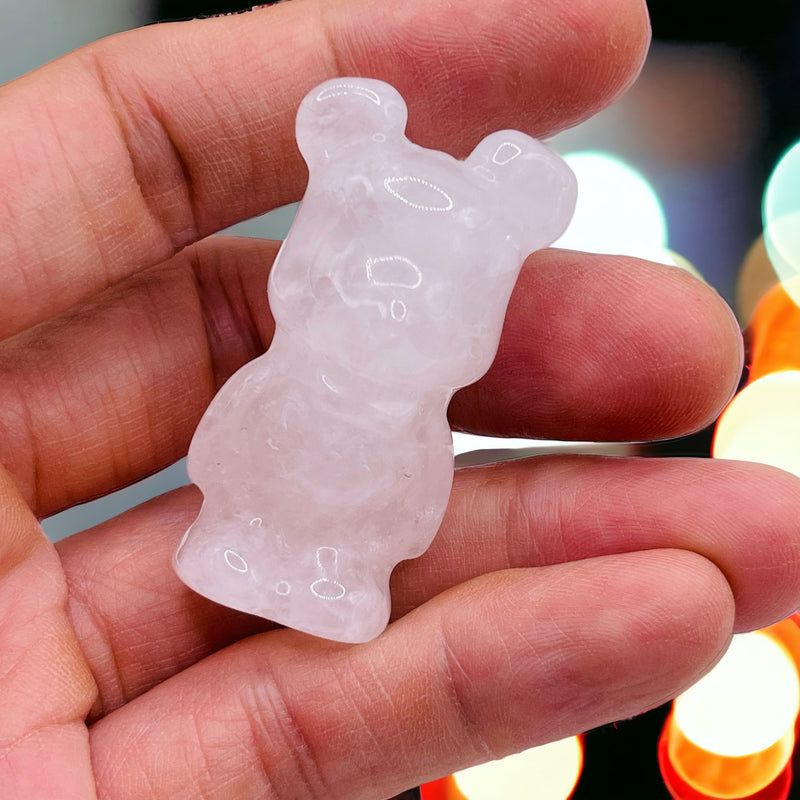 Clear Quartz Crystal Gloomy Bear