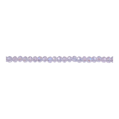 3mm Thunder Polish Glass Crystal Roundel Cut Crystal AB