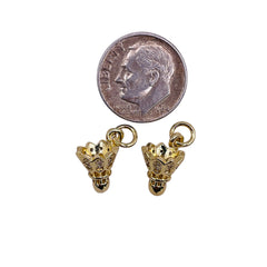 9x8mm Badminton Charm
