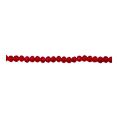 3mm Thunder Polish Glass Crystal Roundel Cut Med Siam