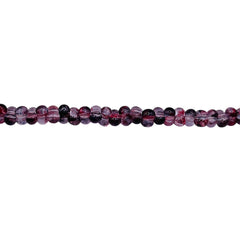 4.5mm Thunder Polish Glass Crystal Peanut Twilight Plum