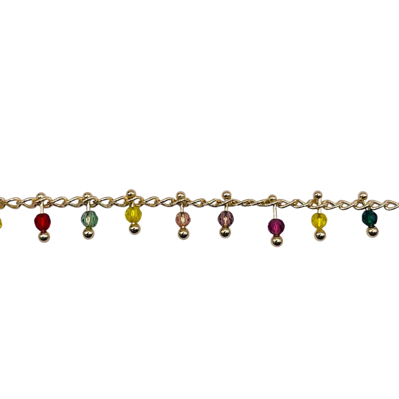 Losolo 2mm Stainless Steel Chian Rainbow