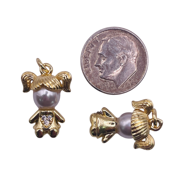 18x13mm Girl Charm