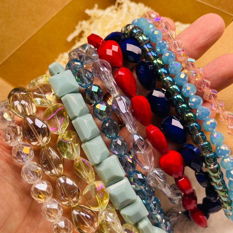 Thunder Polish Glass Crystal Beadorea Surprise Box