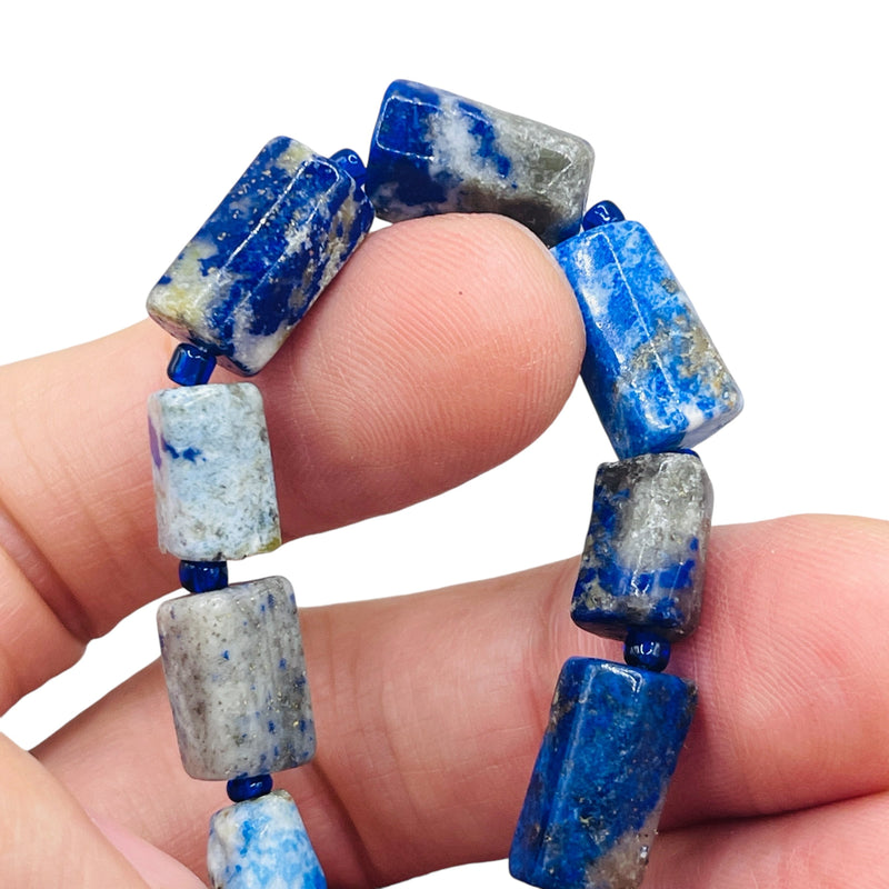 Rectangle Hand-Cut Lapis Lazuli