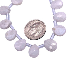 10x8mm Flat Teardrop Cut Moonstone