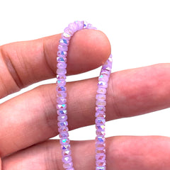 4x2mm Cylinder Cut Lt. Violet